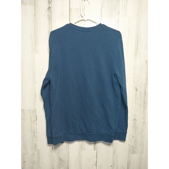 Disneyland Paris Sweater Womens Large Blue Flower Logo Pullover - Picture 4 of 6